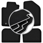 Tapis de voiture carlux - silver pour : toyota avensis ii t25 break, liftback, berline (2003 - 2009)