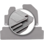 Tapis de voiture gris pour citro�n c5 iii x7 liftback, berline, break, tourer (2008 - 2017)