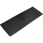 Tapis de yoga en caoutchouc yellowmat yoga - pu et caoutchouc, noir