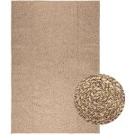 Tapis zizur 160x230 cm aspect de jute int�rieur et ext�rieur cfw64801