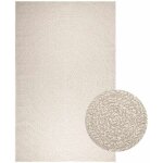 Tapis zizur cr�me 200x290 cm aspect de jute int�rieur ext�rieur vidaxl