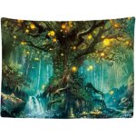 Tapisserie murale d�corative chambre - f�e elfe arbre la magie nature - 200 x 150 cm grand ? papier peint ...