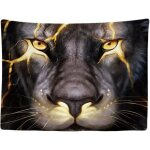 Tapisserie murale décorative chambre - lion tête de lion yeux clairs nature - 200 x 150 cm grand ? papier ... Tapisserie murale décorative chambre - lion tête de lion yeux clairs nature - 200 x 150 cm grand ? papier ...