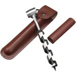Tarière bushcraft, forets hélicoïdaux manuels avec étui en cuir, outil de réglage de survie multifonction, ... Tarière bushcraft, forets hélicoïdaux manuels avec étui en cuir, outil de réglage de survie multifonction, ...