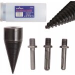 Tari�re � fendre le bois, perceuse, coin de fendage 45 mm