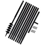 Tarire de sol avec manche 100 mm et tube d'extension 9 m acier