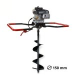 Tarire thermique 4 temps 149 cm3, 3, 4 ch - avec vrille  150 mm - dunsch du46150dv