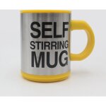 Tasse auto - agitant / self stirring mug / coffee cup automatique en acier inoxydable  mlanger et  ...