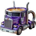 Tasse � caf� en acier inoxydable en forme de voiture, cadeau pour les passionn�s de voitures, sous - ...