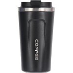 Tasse � caf� isotherme de voyage - mug thermos en acier inoxydable 380ml / 13oz pour boissons chaudes ...
