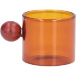 Tasse � caf� multifonctionnelle en verre r�sistant � la chaleur, style simple et vintage, avec boule ...