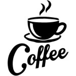 Tasse de café + café stickers muraux cuisine noir café décor pour café bar café station café amovible ... Tasse de café + café stickers muraux cuisine noir café décor pour café bar café station café amovible ...