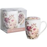 Tasse � caf� / th� en porcelaine livello avec infuseur en m�tal 350 ml