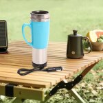 Tasse à café de voiture chauffage tasse bouilloire voyage thermos led Tasse à café de voiture chauffage tasse bouilloire voyage thermos led