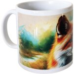 Tasse en cramique renard 350 ml