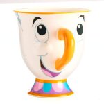 Tasse chip de belle et la b�te - marchandise disney peinte � la main, ajoutez � votre service de th� ...