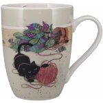 Tasse en porcelaine chaton pelote 340 ml