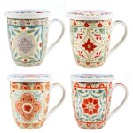 Tasse � th� filtre, cadeau id�al, design unique, id�ale pour les amateurs de th�, coffret cadeau, d�coration ...