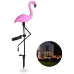Td 1 x lampe solaire jardin all�e ext�rieur 1, 2 v 300 mah aa flamant rose d�coration lanterne pelouse ...