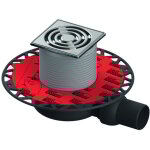Tece gmbh - tecedrainpoint s 113 set dévacuation, super plat, avec bride Tece gmbh - tecedrainpoint s 113 set dévacuation, super plat, avec bride