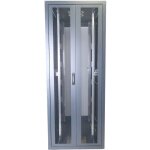 Techlink - jamais utilise] baie de cblage brassage rseau 19 - 42u doubles portes perfores gris 800x1000mm ...