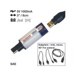 Accessoire chargeur usb et cable tecmate optimate 0100 t100