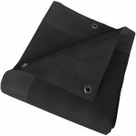 Tecplast bche carport micro - perfore 2, 5x3 m noire - garantie 5 ans - mp460cp - bche pvc permable ...