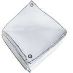 Tecplast b�che de protection 4x6 m tr170mu - b�che arm�e transparente - haute qualit� - imperm�able - ...