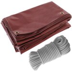 Pack toile pergola rouge bordeaux 3x4 m + sandow gris 20m - bche pergola prte  poser lp506pr garantie ...