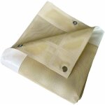 Toile pergola micro - perfor�e 2, 5x3 m ivoire - garantie 5 ans - mp460pr - b�che pvc perm�able - made ...