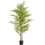 Tectake - bambou artificiel bambosa � l'aspect naturel - 180 cm