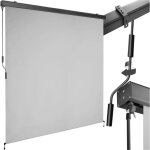 Tectake - store banne verticale eloise avec 2 supports muraux -