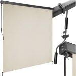 Tectake - store banne verticale eloise avec 2 supports muraux -