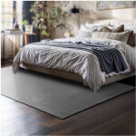 Tectake - tapis � poils ras soft zone -