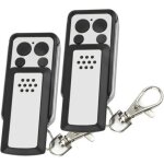 T�l�commande - 2 boutons � clapet - compatible avec la plupart des motorisations avidsen, grise, autonomie ...