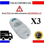 T�l�commande - came - top432na - lot de 3 - 2 canaux - fr�quence 433. 92 mhz - pile incluse