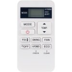 Tlcommande de climatiseur compatible avec toshiba ac a / c rbc - asx11e - c ras - 107skv - e6 ras - ...