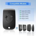 T�l�commande et �metteur mural pour motorisations 1841026, 433, 42mhz t�l�commande ns 2 canaux bip portail ...