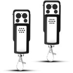 Tlcommande de moteur de porte (2 pices) compatible avec avidsen 114253, 104257, 104251, 4 canaux, ...