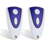 T�l�commande novoferm novotron 502 max43 - 2 433, 92 mhz 2 boutons gris pile cr2 compatible avec �metteurs ...