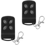 T�l�commande d'ouvre - porte de garage 433 mhz � 4 boutons, compacte et l�g�re, transmission longue distance ...