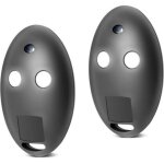 T�l�commande portail, lot de 2 t�l�commandes 433 mhz compatibles bft mitto2, 2 canaux, code tournant ...