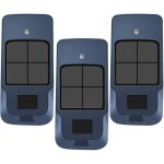 T�l�commande de portail compatible avec bft mitto cool c4, 4 canaux, 433 mhz, rolling code, mod�le d112318. ...