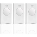 T�l�commande de portail universelle 3 pi�ces 2 canaux xt2 433 slh lr 433, 92 mhz pour f433 blanc (comprend ...