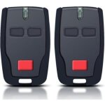 Tlcommande de porte de garage 2 pices, tlcommande bft 2 canaux pour bft mitto 2 rcb, kleio, ghibli, ...