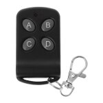 Tlcommande sans fil pour porte de garage - clonage haute prcision, 4 touches - code d'apprentissage ...