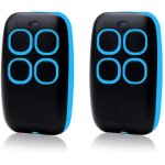 Tlcommande universelle 2 pices 4 en 1 pour portails et garages ? tlcommande multi - frquence rolling ...