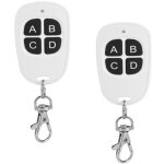 T�l�commande universelle pour porte de garage, �metteur sans fil � 4 canaux 433 mhz, compatible avec ...