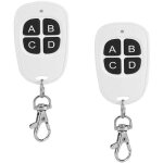 T�l�commande universelle pour porte de garage, �metteur sans fil � 4 canaux 433 mhz, compatible avec ...