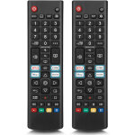 T�l�commande universelle de remplacement pour t�l�viseur intelligent lg (lot de 2)